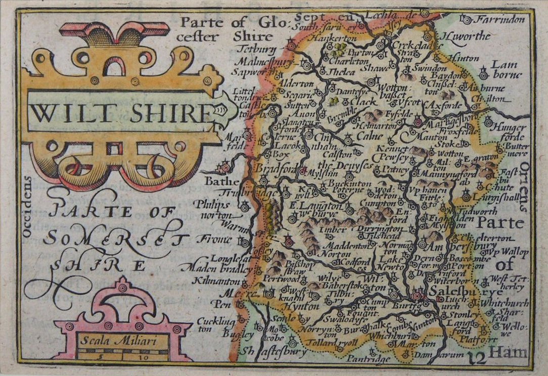 Map of Wiltshire - Keere
